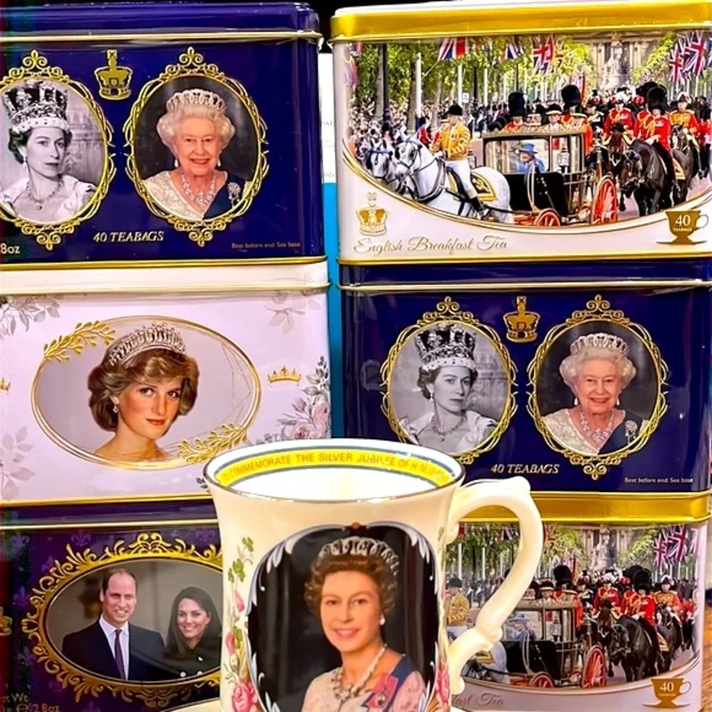 🇬🇧 QUEEN ELIZABETH II TROOPING THE COLOUR - ENGLISH BREAKFAST TEA 40 TEABAGS ✨